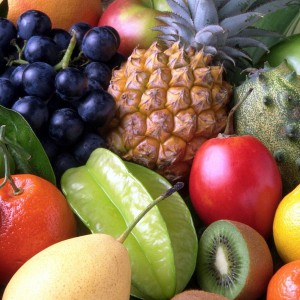 Zu jeder Mahlzeit Obst und Gemüse!